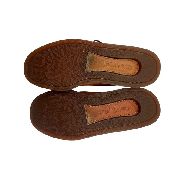 Ronnie Fieg By Sebago Brown Whip Stitch Lace Up Boots Size 8 Men's - Picture 9 of 11